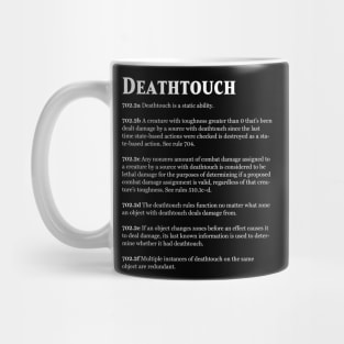 Magic the Gathering - Keyword Deathtouch Rules Text Mug